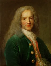 Voltaire als jongeman (olieverf op doek)