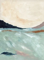 Abstract kustlandschap