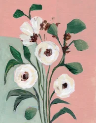 Blush Botanische bloemen