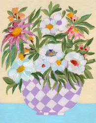 Vrolijk bloemenboeket