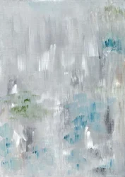 Rustige abstracte penseelstreken