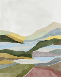 Rustig gelaagd landschap
