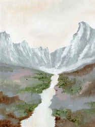 Rustige bergvallei
