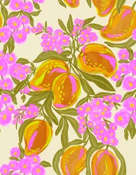 Levendige mangobloesems