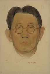Portret van Sen Katayama 1859-1933, 1922