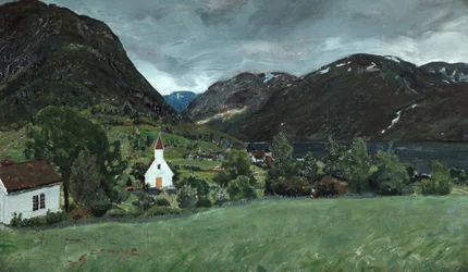 Alhus pastorie en kerk