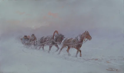 Sneeuwstorm, 1901