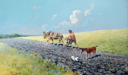 De ploegende boer