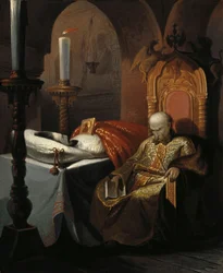 Ivan de Verschrikkelijke en zijn zoon Ivan op vrijdag 16 november 1581, 1860s