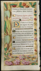 Blad uit een getijdenboek: boetpsalmen