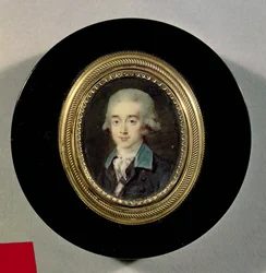 Portretminiatuur van graaf Hans Axel von Fersen (1755-1810)
