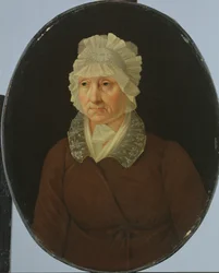 Portret van een oude vrouw, c.1800
