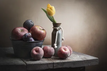 Rustiek fruitstilleven