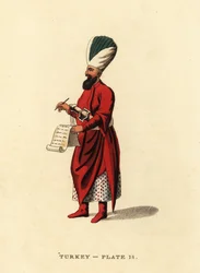 Onderluitenant van de Janitsaren, de Ottomaanse infanterie