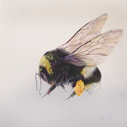Stuifmeelzak 2, 2011 (acryl op hout)