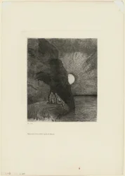 Onophoudelijk aan mijn zijde roert zich de demon, plaat 7 uit Charles Baudelaire