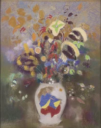 Vaas met Japanse krijger, 1905-1908