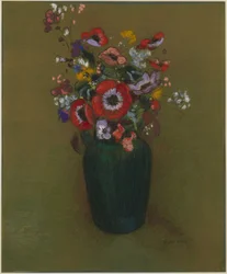 Vaas met bloemen
