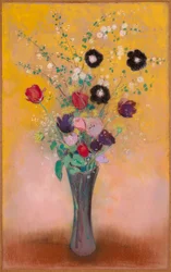 Vaas met bloemen