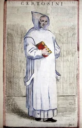 Religieuze orde: Kartuizer (gravure, 16e eeuw)