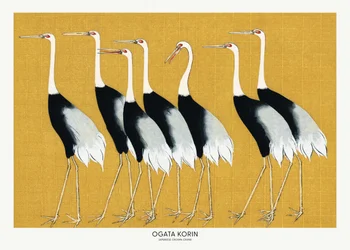 Japanse rode kroonkraanvogel