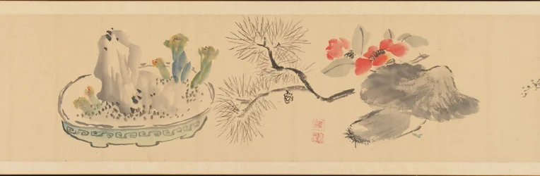 Brief met bloemen, 1831
