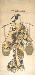 Een jonge man als verkoper van liefdesvoorspellingen, ca. 1730s