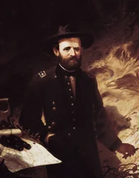 Portret van Ulysses Simpson Grant.