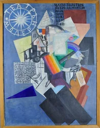Op straat door Olga Vladimirovna Rozanova