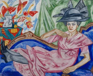 Portret van de zus van de kunstenaar, 1912