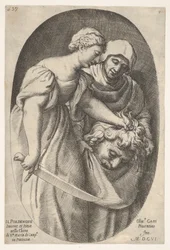 Judith met het hoofd van Holofernes in haar linkerhand en een zwaard in haar rechterhand, 1606