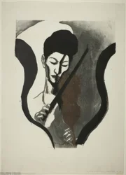 Impressie van een violist