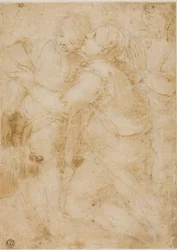 Drie Jongeren in Gebed