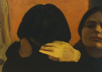 Isa in de spiegel (De vrouw van de kunstenaar)