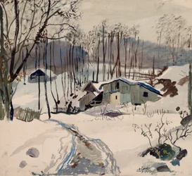 Winterlandschap in Pressbaum