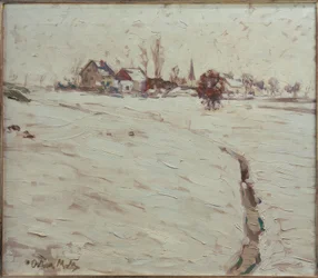 Sneeuwlandschap bij Grafrath