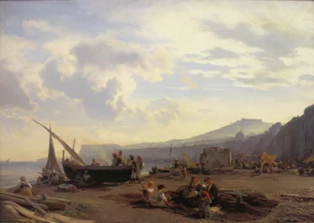 Chemnitz, Kunstcollecties, Oswald Achenbach, Strandgezicht