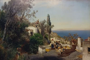 Uitzicht over de baai van Napels