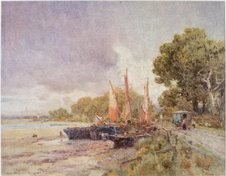 De Theems bij Barnes, rond 1916-24