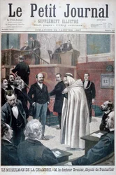 Dr. Philippe Grenier, het eerste islamitische parlementslid in de Franse Nationale Vergadering, 1897