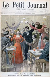 Midvasten, verkiezing van de Koningin der Koninginnen, 1900