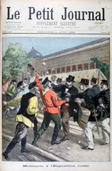 Muiterij bij het Russische paviljoen voor de Exposition Universelle, 1900, 1899