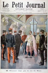 Paul Doumer, Gouverneur-Generaal van Indochina, Ontvangen door de Koning van Siam in Bangkok, 1899