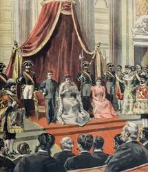 Spaans-Amerikaanse Oorlog, Regentes Maria Cristina van Oostenrijk spreekt de Cortes Generales toe