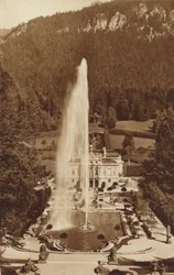 Beiers koningskasteel Linderhof, nabij Oberammergau
