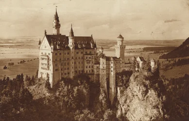 Beiers koningskasteel Neuschwanstein, nabij Füssen