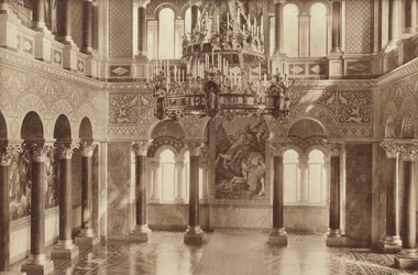 Beiers koningskasteel Neuschwanstein, de troonzaal