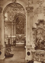 Kloosterkerk van Ettal, interieur van de kerk