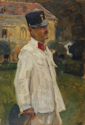 Heinrich (?) Gallia in officiersuniform