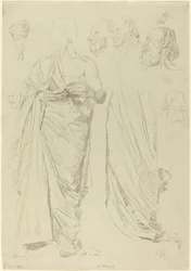 Studies van Mannen in Togas [recto]
